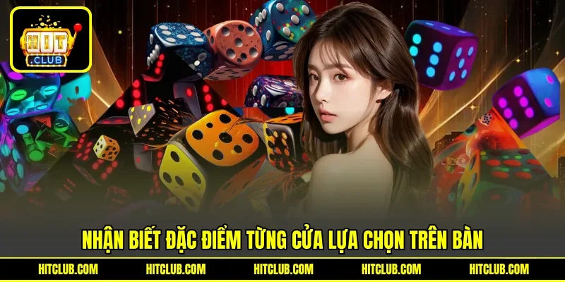 Nhận biết đặc điểm từng cửa lựa chọn trên bàn