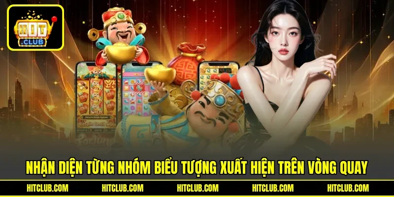Nhận diện từng nhóm biểu tượng xuất hiện trên vòng quay
