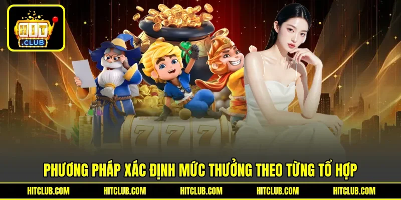 Phương pháp xác định mức thưởng theo từng tổ hợp